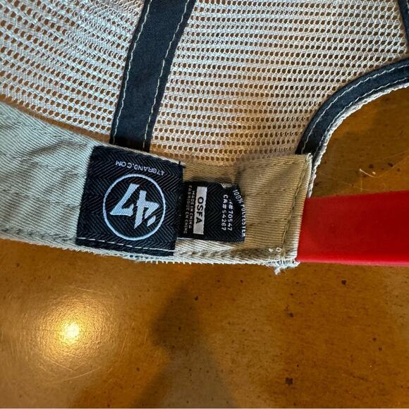 '47 Brand San Francisco 49ers Tuscaloosa Clean Up Cap - Vintage Style-Adjustable - Picture 10 of 12